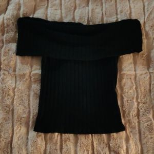 Express Black off the shoulder top